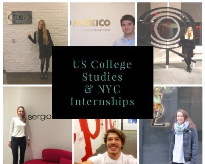 collage of internships